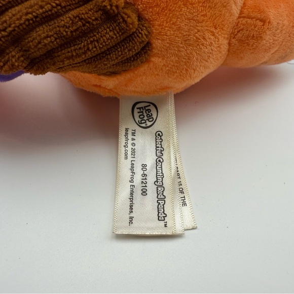 LeapFrog Red Panda Plush Colorful Counting Sounds Lights Educational Working - Picture 6 of 7